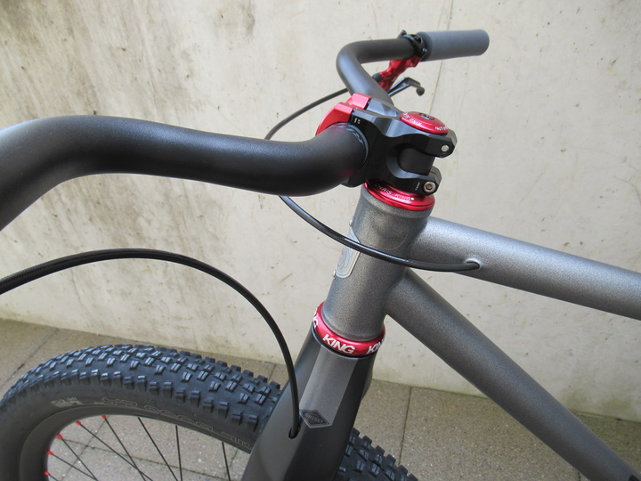 Ritchey Comp Kyote bar and Industry 9 A318 stem.
