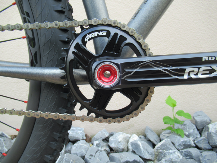Rotor Rex 1.2 with direct-mount chainring.