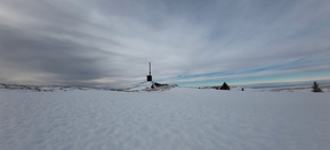 The Chasseral antenna on January 21, 2024.