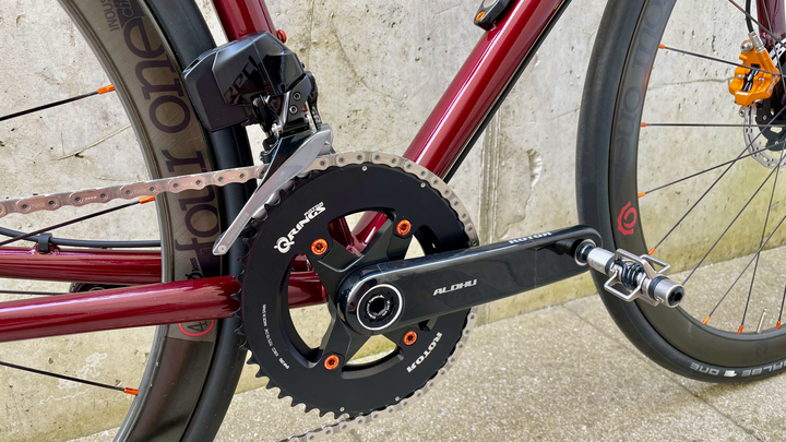 Rotor Aldhu cranks and chainrings.