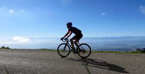 Climbing the Chasseral on August 22, 2016.